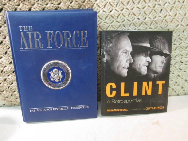 lot 240 image: Large Air Force Book and Clint East...