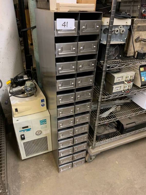 STAINLESS PARTS CABINET