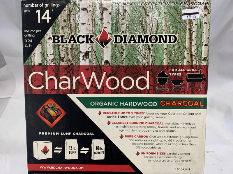 lot 7 image: Black Diamond Hardwood Charcoal (good for 14 grillings)