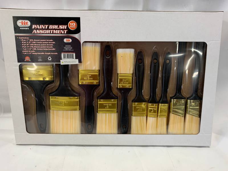 lot 11 image: 10pc Paint Brush Set