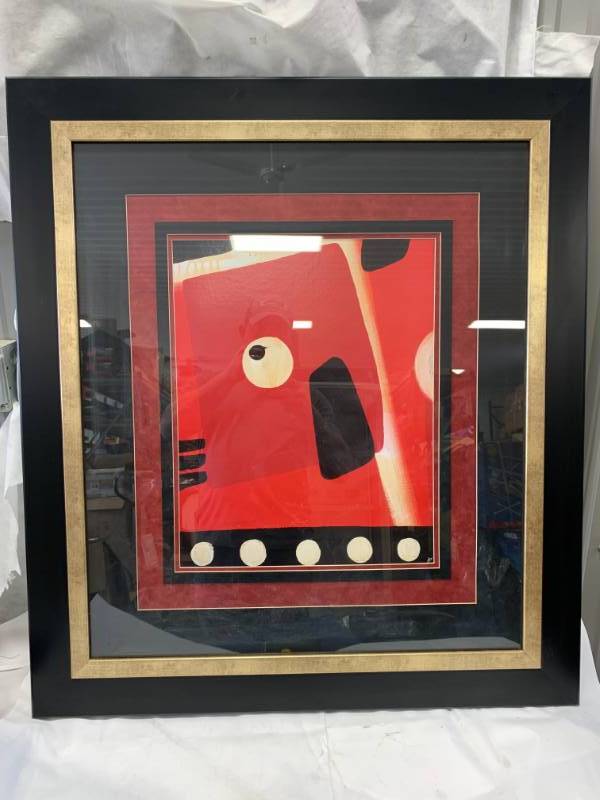 lot 37 image: Beautiful Artwork Paid $275.00   33 x37