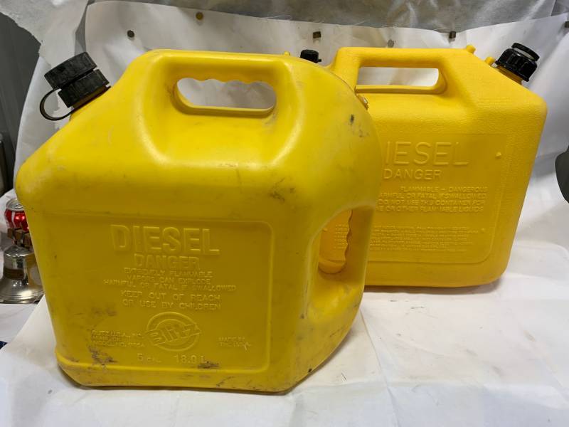 lot 91 image: 2 Diesel Gas Cans