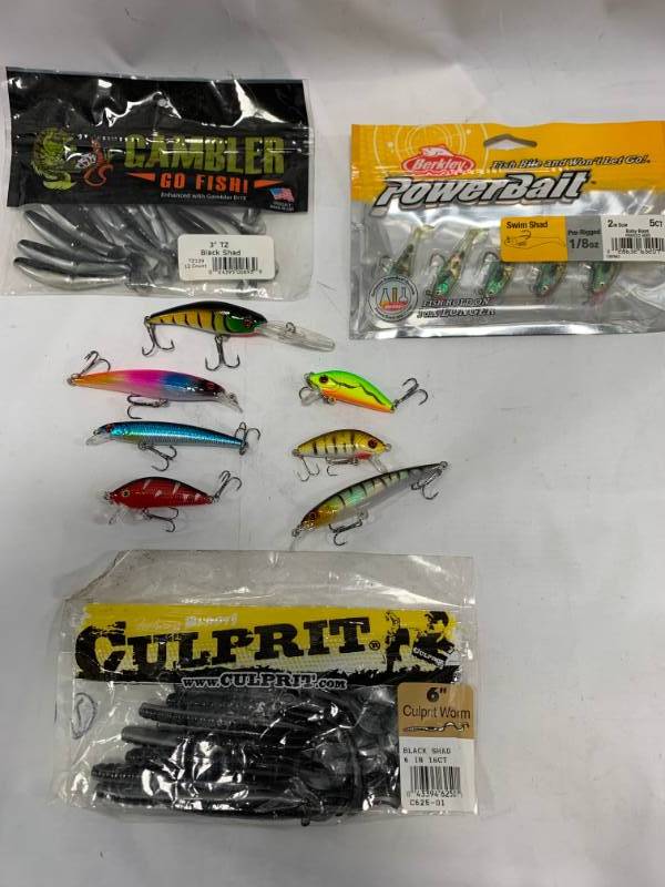 lot 94 image: Large Lot of New Fishing Tackle