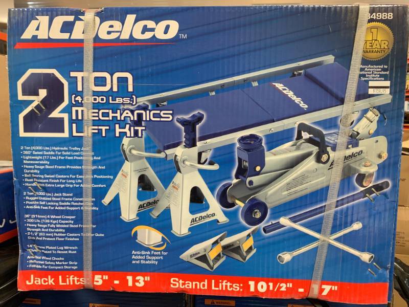 lot 106 image: AC Delco Mechanics Lift Kit