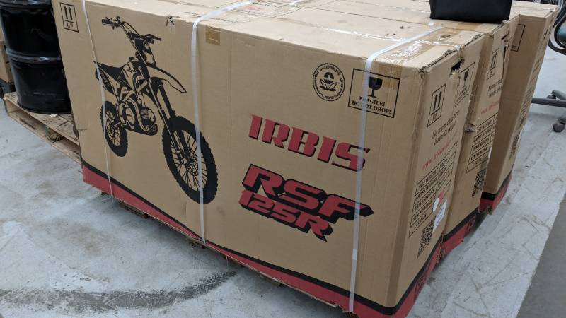 2017 Irbis 125R RSF Green & White Dirt Bike (Assembly Required)
