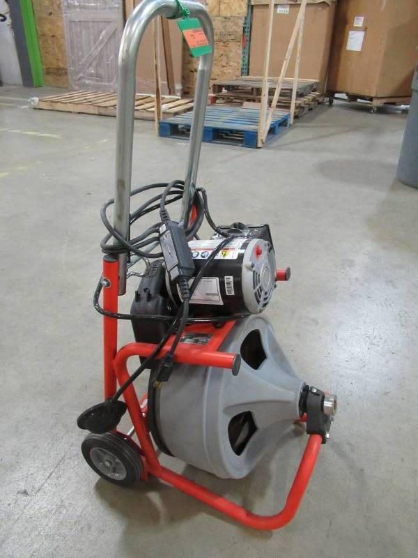 lot 70 image: RIDGID K-400 Drum Machine for 1-12 in. to 4 in. Drain Lines, 26993 - USED