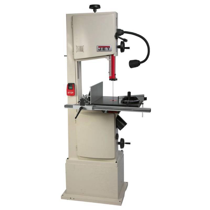lot 9 image: Jet JWBS14-SFX 14 in. 1.75 HP, 1 pH, 115-Volt230-Volt Steel Frame Bandsaw - NEW IN BOX
