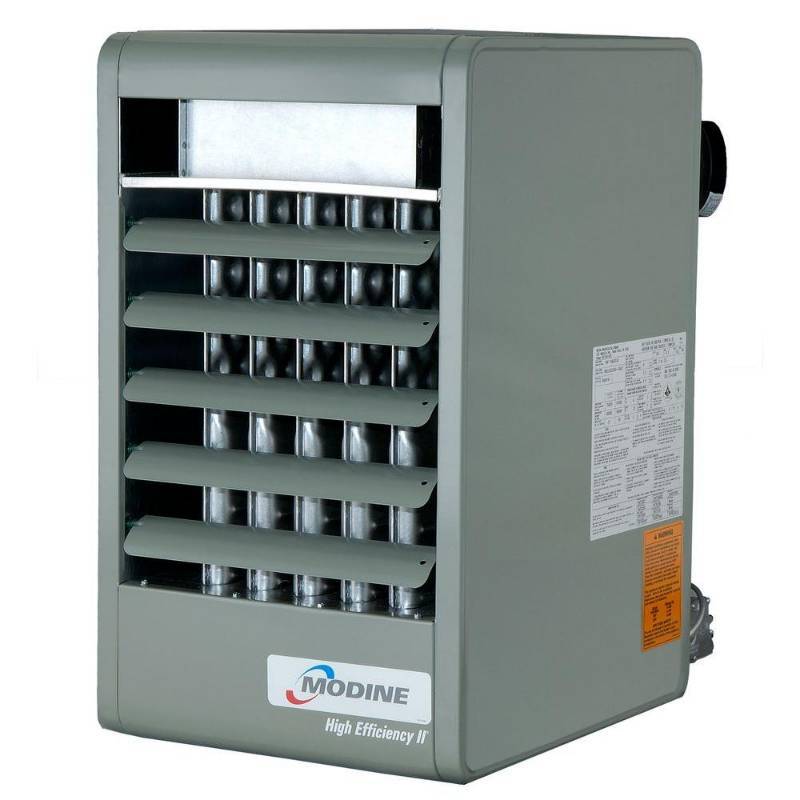 lot 18 image: Modine PDP 150,000 BTU Natural Gas Vertical Power Vented Unit Heater, PDP150