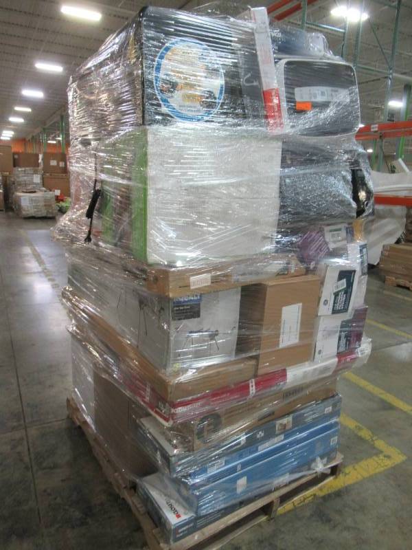 lot 21 image: WHOLESALE MIXED PALLET OF RETURNS - TOOLS, SMALL HOUSEWARES, SMALL APPLIANCES AND MORE