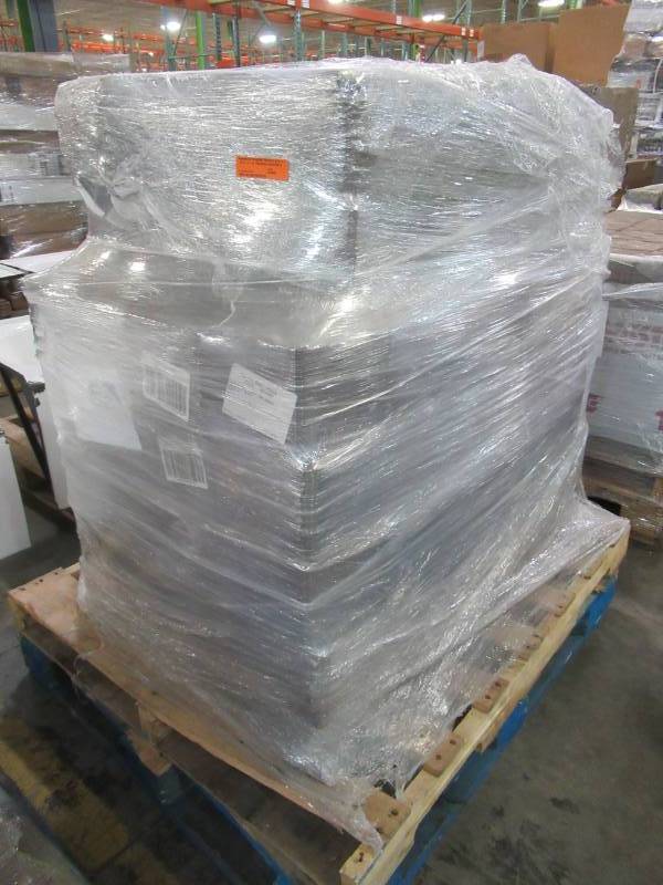 lot 144 image: Pavestone RockWall Medium 6 in. x 7.75 in. x 7 in. Palomino Concrete Retaining Wall Block Approximately 100 Pcs 79681