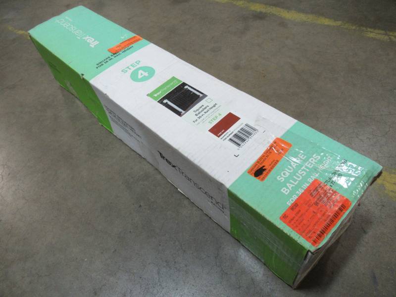 lot 154 image: Trex Transcend 30.375 in. Composite Fire Pit Square Baluster Kit (16-Per Kit) - 1 Kit, FP020230SBK