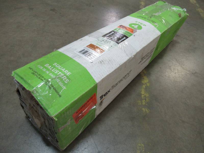 lot 158 image: Trex Transcend 30.375 in. Composite Tree House Square Baluster Kit (16-Per Kit) - 1 Kit, TH020230SBK