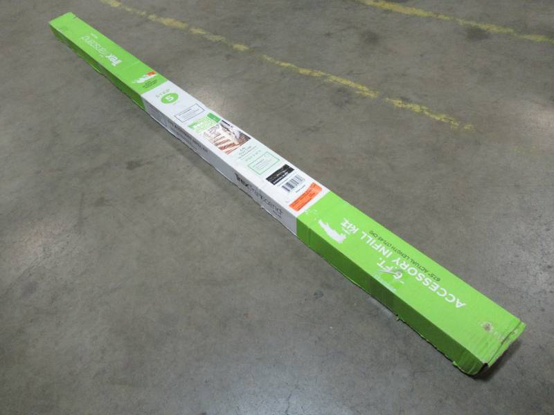lot 166 image: Trex Transcend 6 ft. Accessory Stair Infill Kit for Round Balusters Charcoal Black. BKRDSIK06 - 1 Kit