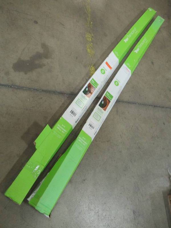 lot 169 image: Trex Transcend 8 ft. Classic White Composite Deck Railing Horizontal Infill Kit For Square Balusters, WTSQHIK08 - 2 Kits