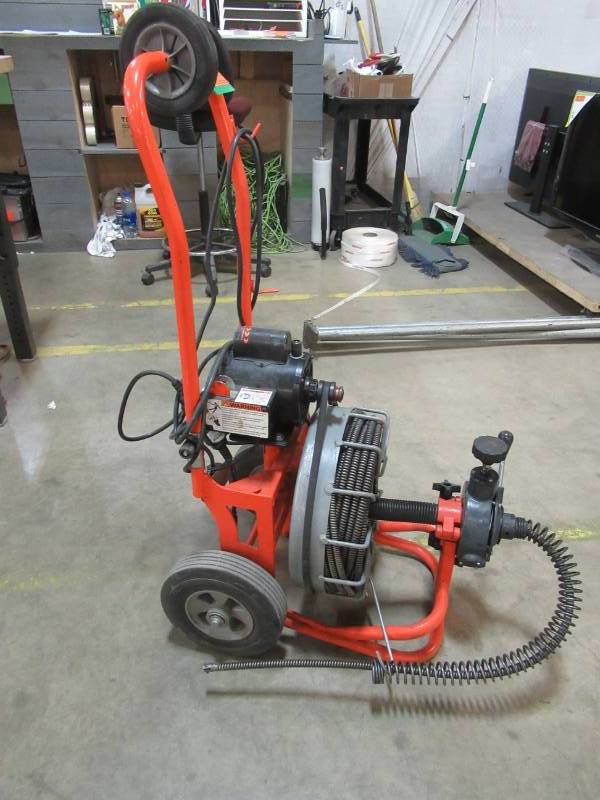 lot 88 image: General Wire The Metro DrainSewer Cleaning Machine W 100 x 916 Cable, P-ME-C-S