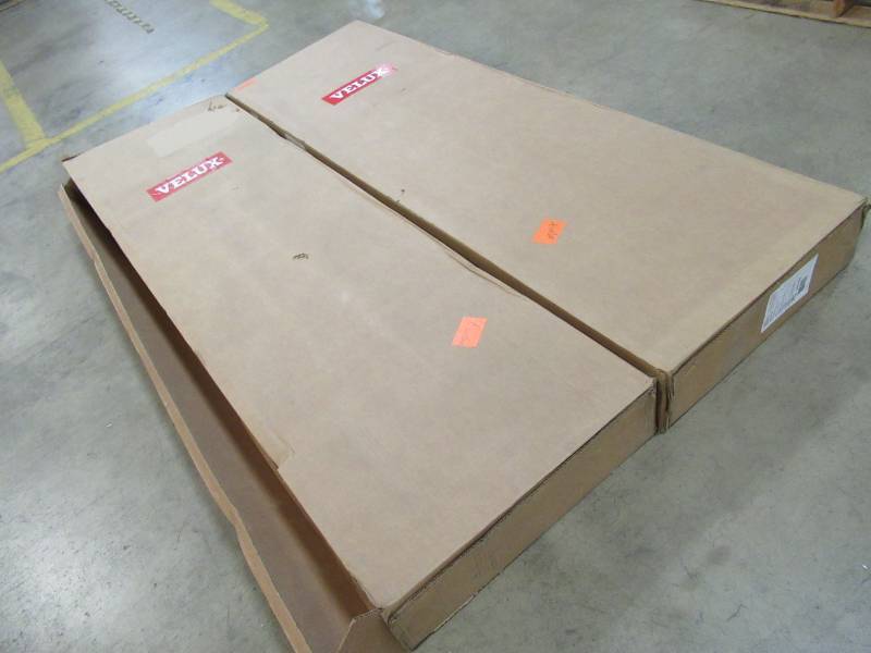 lot 195 image: 2 Velux 46224646 High-Profile Tile Roof Flashing with Adhesive Underlayment for Curb Mount Skylight, ECW46460000C