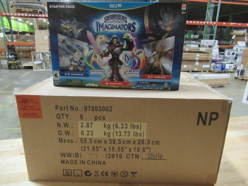 lot 67 image: 1 Unopened Case of Six ActiVision Skylanders Imaginators Collectors Starter Packs Nintendo Wii U, Model WUP-P-BL6E
