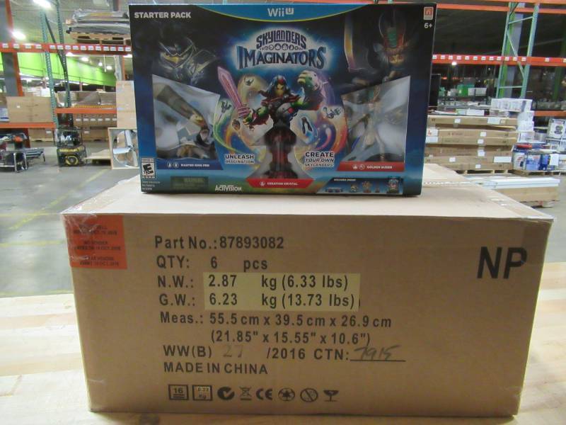 lot 68 image: 1 Unopened Case of Six ActiVision Skylanders Imaginators Collectors Starter Packs Nintendo Wii U, Model WUP-P-BL6E