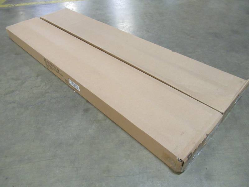 lot 119 image: 2 Cases (2 BlindsCase) Home Decorators Collection White 2-12 in. Premium Faux Wood Blind - 59 in. W x 48 in. L - New in Box