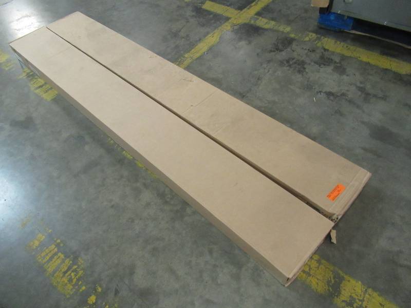 lot 132 image: 2 Cases (4 BlindsCase) Hampton Bay White 1 in. Room Darkening Vinyl Mini Blind - 72 in. W x 72 in. L