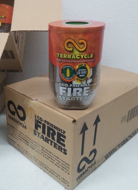 lot 50 image: as-New Terracycle Eco-Friendly Firestater Packs, 24 units, retail packaged.