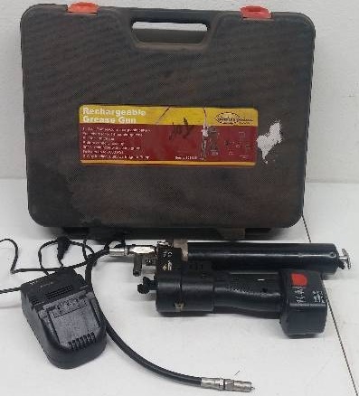lot 31 image: Rechargable Grease Gun, tested as-working