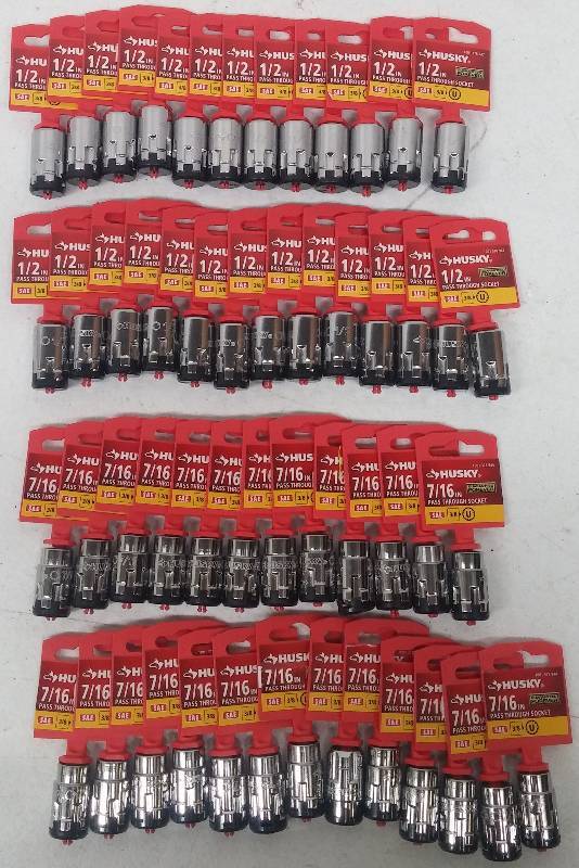 lot 51 image: 50pcs New Husky Pass-through Sockets
