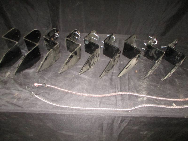 lot 14 image: Brackets I think for making trailer sides
