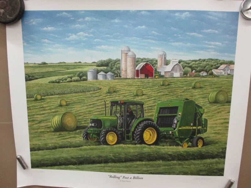lot 84 image: John Deere Rolling Past a Billion No. 177500 Signed by Terry Downs 2004