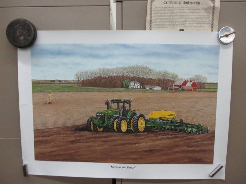 lot 86 image: JohnDeere Harness The Power no. 42356500 Signed By Terry Downs 2005 Certificate of Authenticity