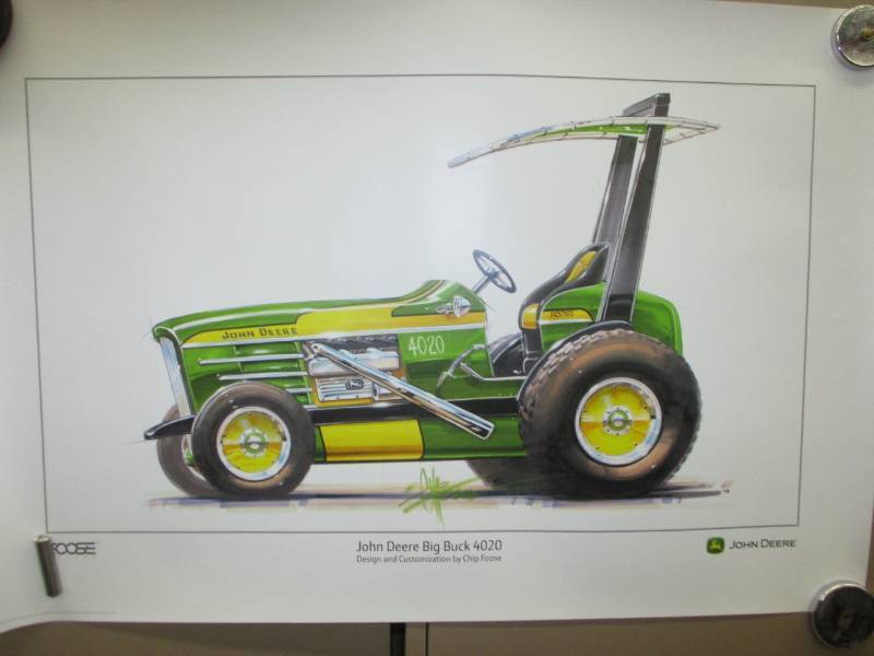 lot 89 image: John Deere Big Buck 4020 Print