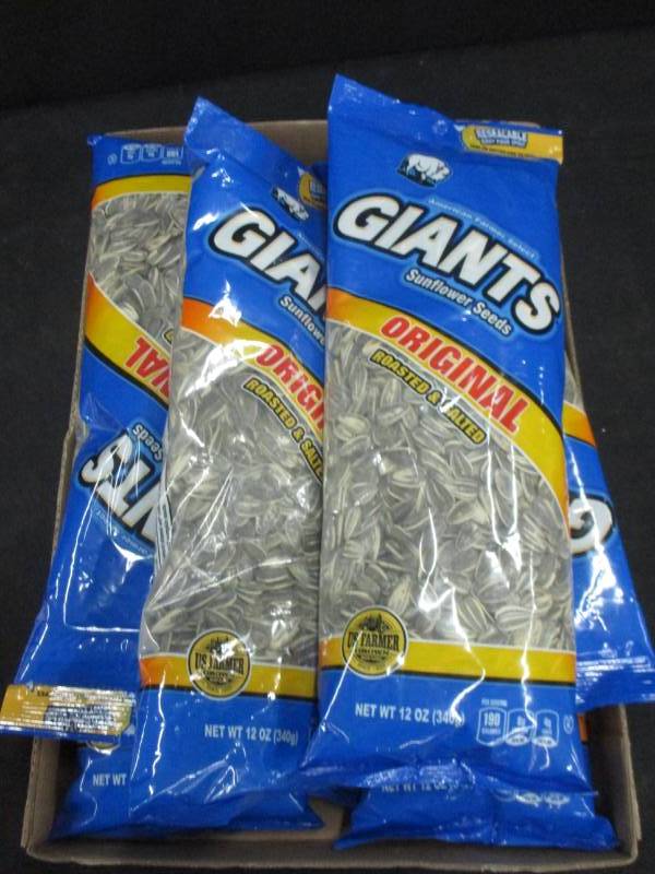 lot 221 image: 6 big bags of sunflower seeds