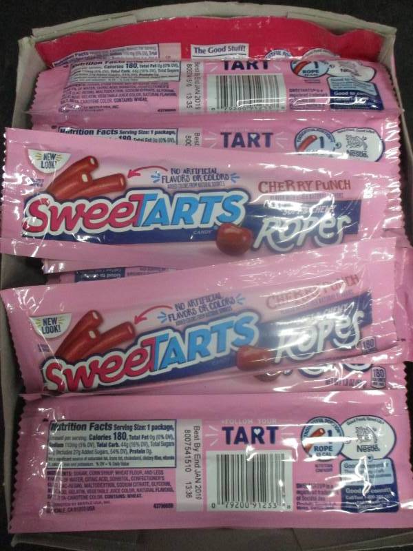 lot 234 image: 32 packs of sweettart rope packs