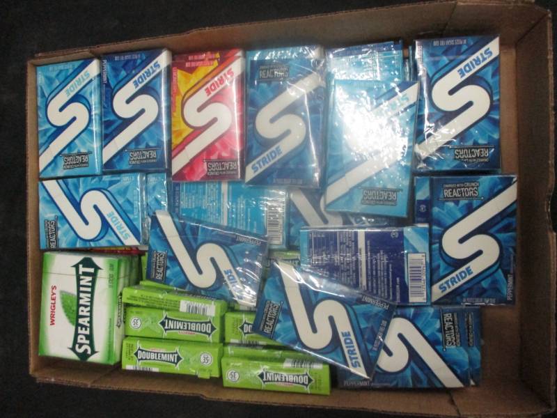 lot 236 image: 65 plus packs of gum