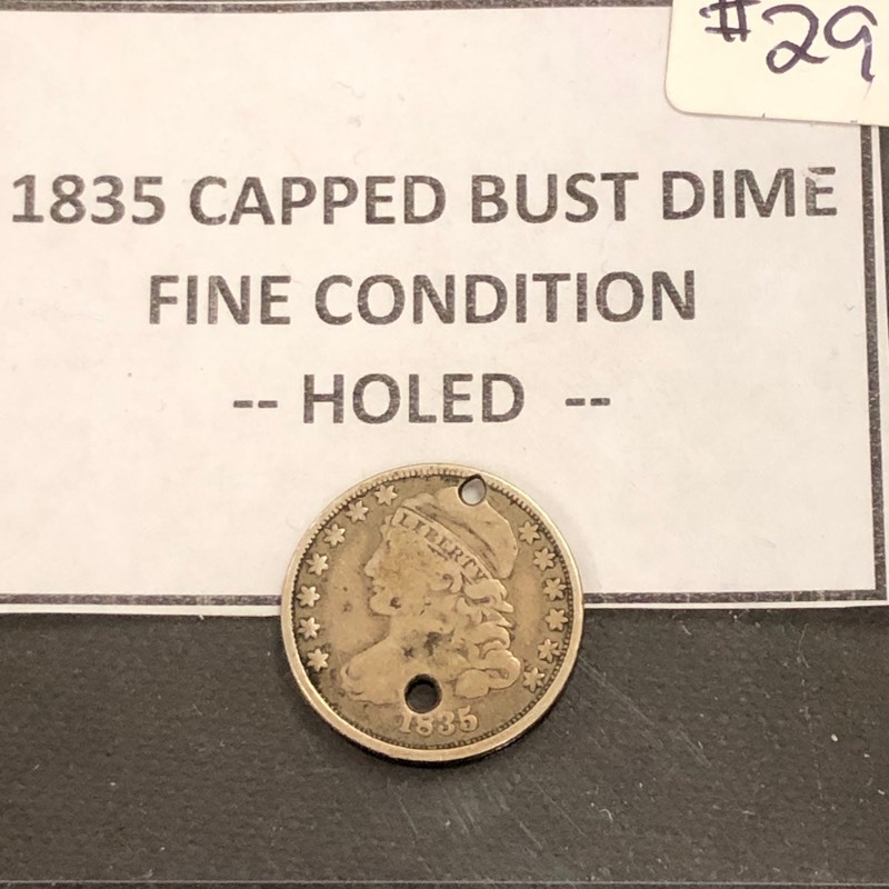 1835 Capped Bust Dime