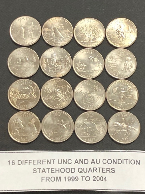 (16) Statehood Quarters