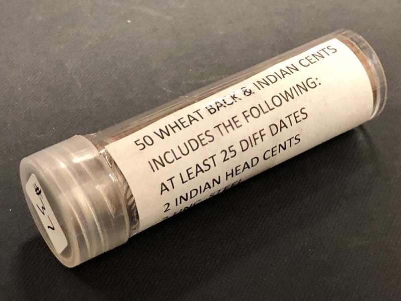 (1) Roll Of Wheat Back & Indian Head Cents