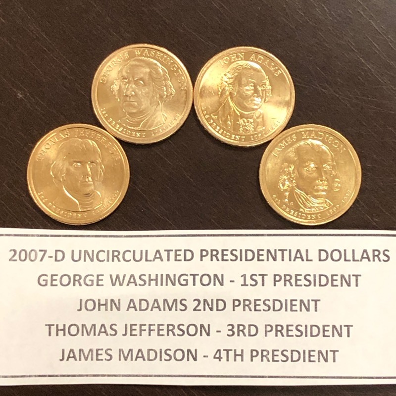 2007-D UNC Presidential Dollars