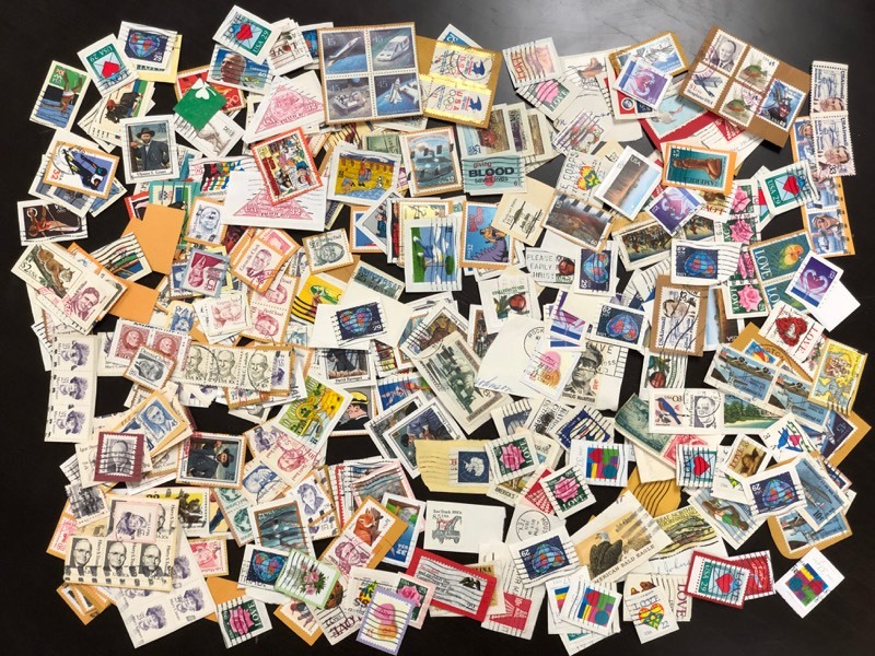 (4) Bags Of Assorted U.S. Stamps