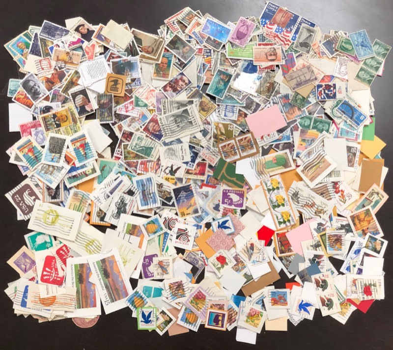 (4) Bags Of Assorted U.S. Stamps