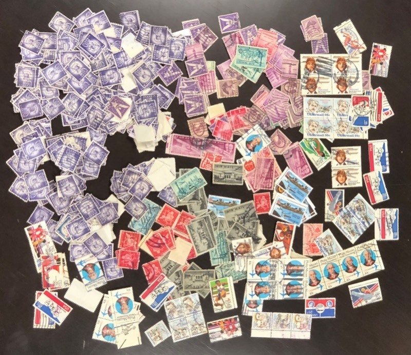 (4) Bags Of Assorted U.S. Stamps