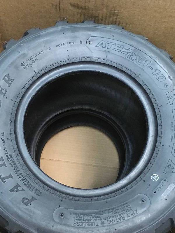 Kenda Pathfinder ATV Tire - 22X11-10 2 PLY in very good condition