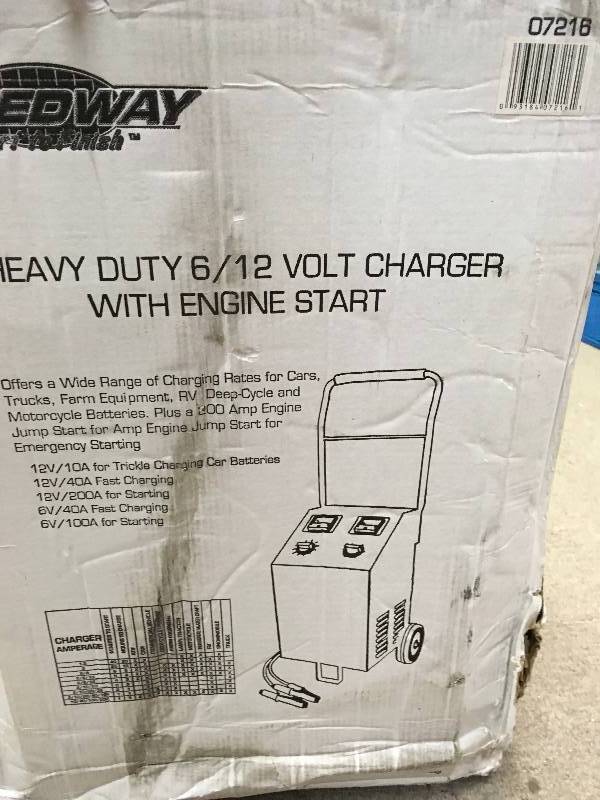 SPEEDWAY 100 Amp Rolling Battery Charger in very good condition