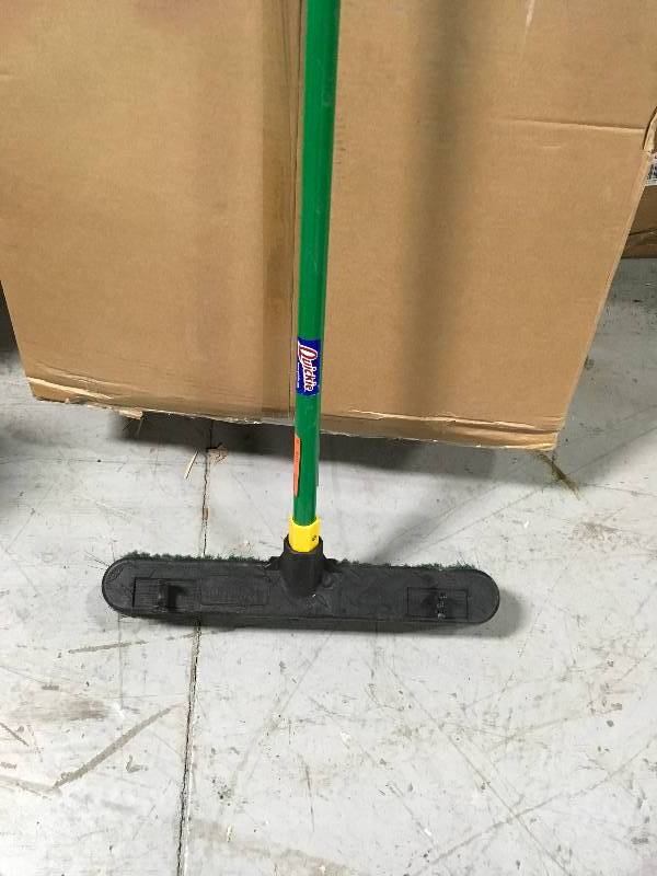 Quickie Bulldozer 18 in. IndoorOutdoor Push Broom in very good condition