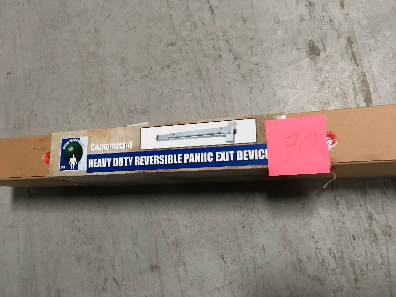 Global Door Controls 36 in. Aluminum Fire Rated Touch Bar Exit Device in very good condition