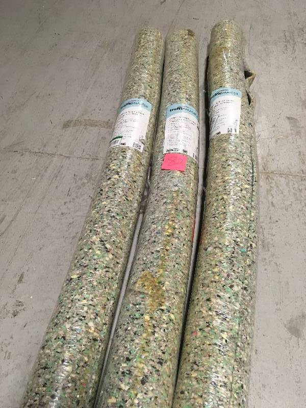 TrafficMASTER 6 ft. x 8 ft. 5 lb. Density Premium Plush Rug Pad QTY 3 in very good condition