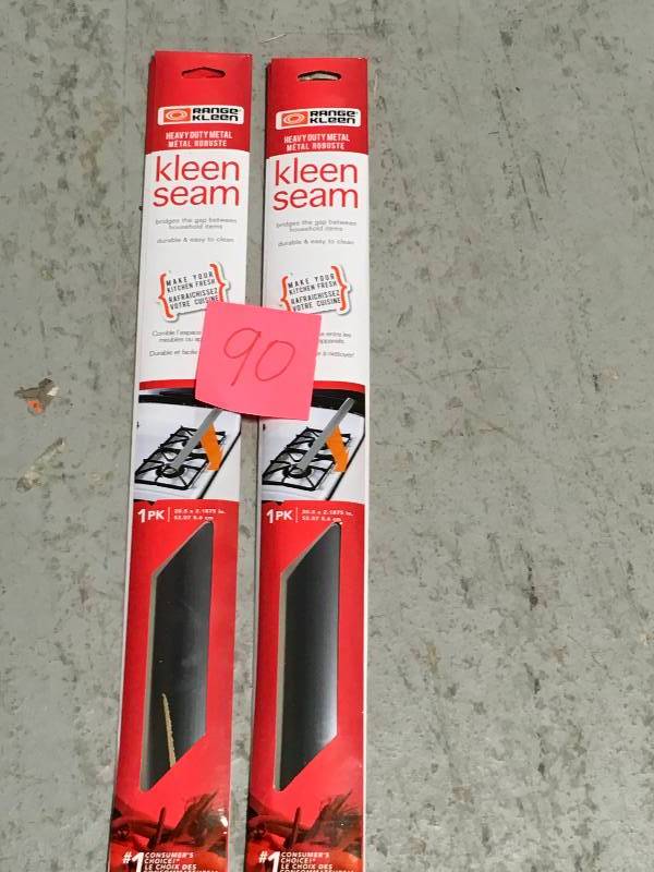 Range Kleen Heavy Duty Metal Kleen Seam QTY 2 in very good condition