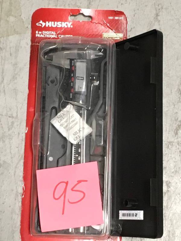 Husky 6 in. 3-Mode Digital Fractional Caliperin very good condition