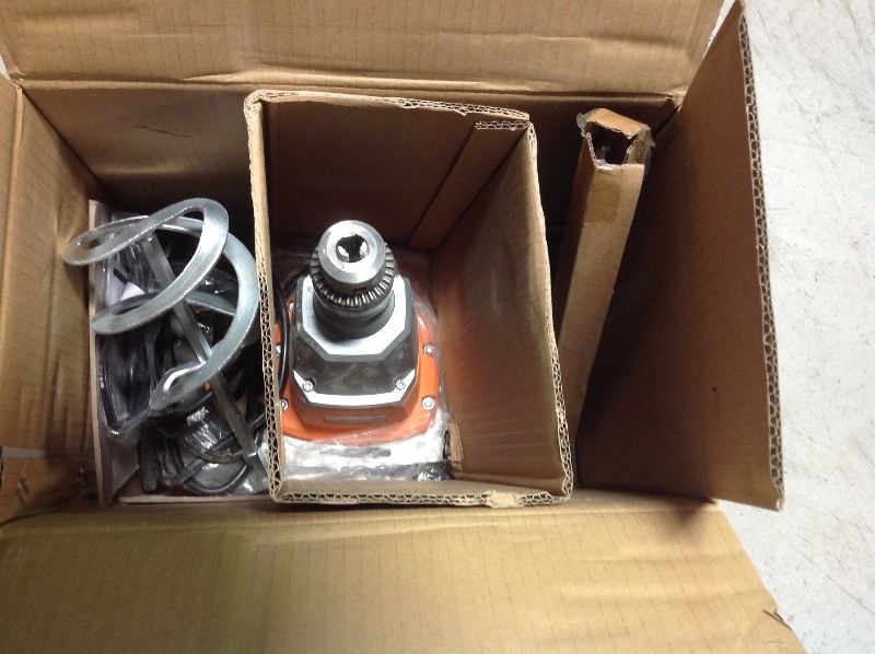 lot 105 image: RIDGID Single-Paddle Mixer in working conditions