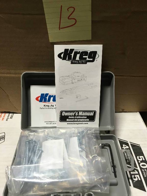 lot 13 image: Kreg Jig Pocket Hole System in good condition